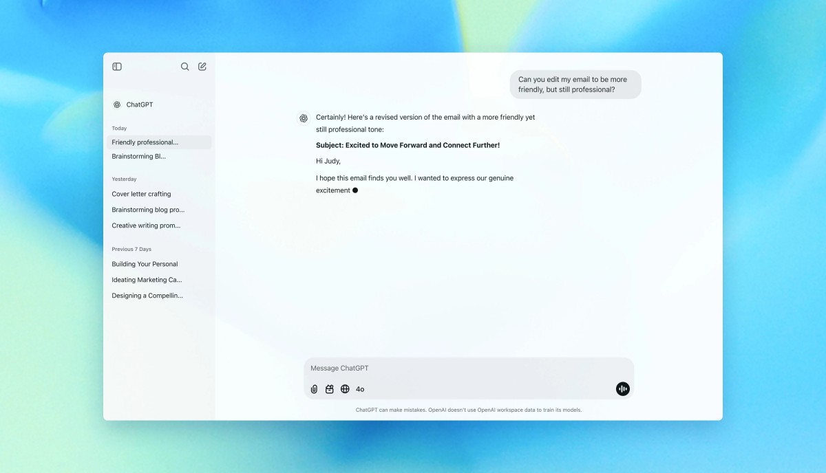 Code generation mode — syntax highlighting and multi-language support