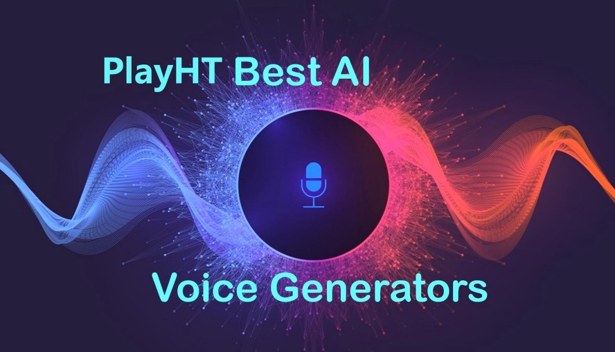 PlayHT studio interface — professional text-to-speech with waveform preview