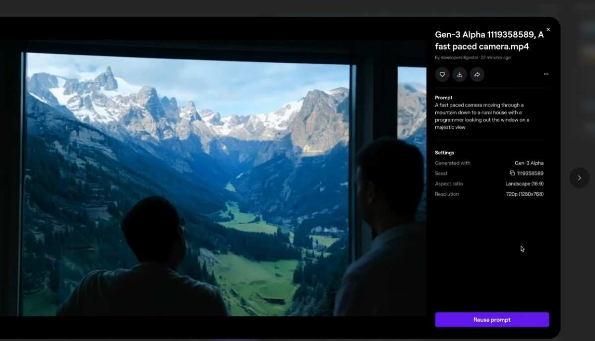 Camera motion controls — specify pan, zoom, and orbit with precision
