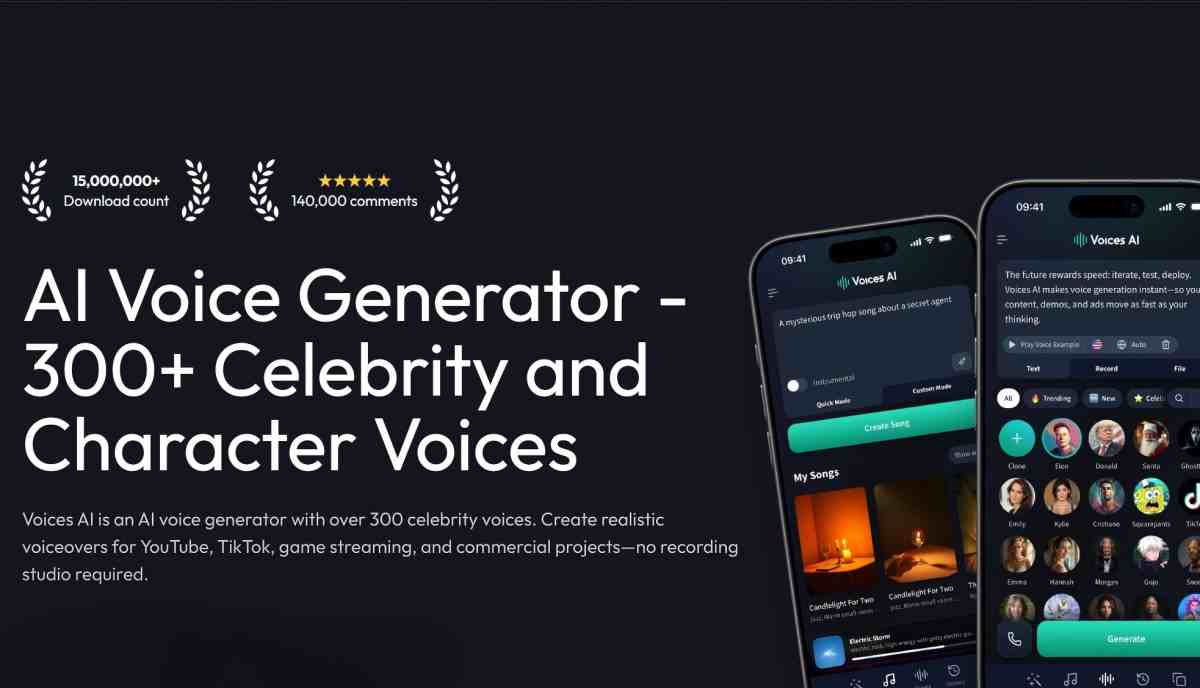 Supports instant voice conversion, making chats and gaming more fun.