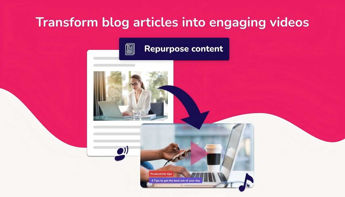 Turn blog posts into engaging videos