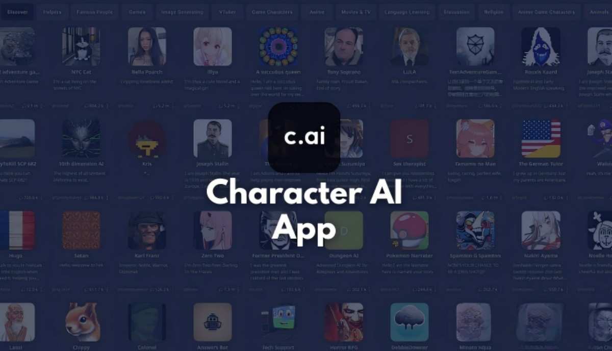 Diverse Character Selection: Featuring fictional characters, celebrity personas, and original characters to cater to a wide range of interests and preferences.